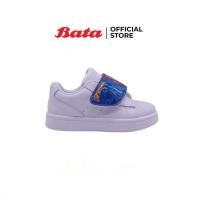 ราคา Bata บาจา รองเท้านักเรียนกีฬาพละ สปอร์ต วัยประถม ลาย Marvel สำหรับเด็กผู้ชาย สีขาว รหัส 1411820 (22924506819)