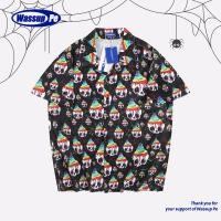 ราคา วันฮาโลวีน เสื้อฮาวาย ลายกะโหลก สีส้มสีดำ ตลกน่ารัก ผ้านุ่มสวมสบาย ชุดธีมเทศกาล ชุดสำหรับงานปาร์ตี้ Wassuppe (22786600377)