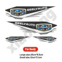 ราคา คุณภาพสูง4ชิ้นสติ๊กเกอร์โลโก้รถสีรถยนต์รอยขีดข่วนสติกเกอร์ปิดเสริมทรงสติ๊กเกอร์สร้างสรรค์อุปกรณ์ตกแต่งสำหรับ Geely Coolray Okavango Azkrra EX7 Emgrand GC9 (22727636141)