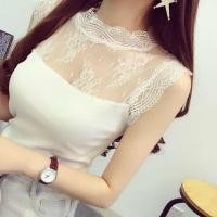 ราคา BD88 SHOPเสื้อไหมพรม เสื้อกล้าม ผู้หญิง คอเต่า แต่งลูกไม้ ทรงรัดรูป สไตส์เกาหลี (19700416729)