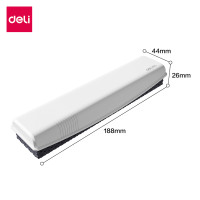 ราคา Deli แปรงลบกระดาน แปรงลบกระดานไวท์บอร์ด ที่ลบกระดาน แม่เหล็กในตัว ผ้าใย3มิติ เช็ดสะอาด ไม่ทิ้งรอย มี 2 ขนาด Whiteboard Eraser (22581195403)