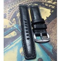 ราคา สายนาฬิกาหนังแท้ หนังวัว 18 20 22 24 (22714761105)