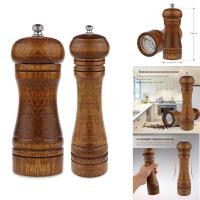 ราคา Pepper Grinder Pepper MillPepper GrinderSea Salt Grinder Wood Pepper Mill Grinder Adjustable ro2 (22048021453)