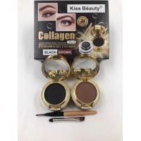 ราคา Kiss Beauty Music Flower 2in1 เขียนคิ้วและอายไลเนอร์เนื้อเจล 2 ตลับ กันน้ำ ติดทน ดูเป็นธรรมชาติ (20845430397)