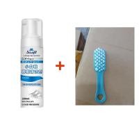 ราคา มูสโฟมทำความสะอาดรองเท้าผ้าใบ สะอาดเหมือนใหม่ ขาวสว่าง น้ำยาซักแห้ง น้ำยาทำความสะอาดรองเท้า แถมแปรงขนนุ่มฟรี โฟมทำความสะอาดรองเท้า ซักรองเท้า (22880392544)