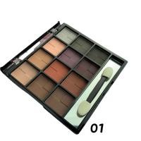 ราคา อายแชโดว์โทนนู้ดน้ำตาล MY AZHI Matte 12 Clors Eyeshadow Palette เนื้อแมท No MY2017 (22277593037)