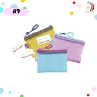 ราคา Elephant ตราช้าง กระเป๋า กระเป๋าซิปตาข่าย File Idea มี 5 ขนาด CHEQUE BagPen A4 A5 A7 1ใบ คละสี (22383129972)