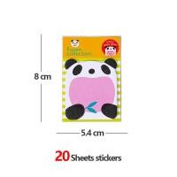 ราคา 8pcs cute stiky notes kids toy cartoon memo pad 20 sheet (20683531639)