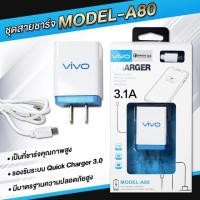 ราคา vivoชุด หัวชาร์จ สายชาร์จ Micro usb ยาว 1 เมตร 3 1 A Model A80 ใช้ได้กับ มือถือ ทุกรุ่น สำหรับ Huaweiเเละ Android สมาร์ทโฟนที่รองรับ VIVO Travel Adapter 2 in 1 Micro USB Cable (10896589790)