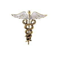 ราคา CURIO12 งานสังสรรค์ แฟชั่น เคลือบโลหะ ปีกนางฟ้า เสื้อผ้าคอปก ป้าย Caduceus เสื้อยกทรง เครื่องประดับ เข็มกลัด เครื่องประดับ (22419731855)