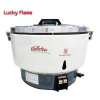 ราคา Lucky Flame หม้อหุงข้าวเเก๊ส ความจุ 10 ลิตร ใช้แก๊สหุงต้ม LPG รุ่น LR 55A สีขาว (12176784871)