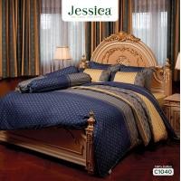 ราคา Jessica Cotton Silk Shine C1040 ชุดเครื่องนอน ผ้าปูที่นอน ผ้าห่มนวม เจสสิก้า พิมพ์ลายได้อย่างสวยงาม (14658528953)