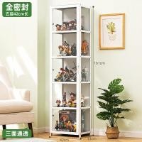 ราคา ตู้โชว์ KIMDELIN 2ประตู4 5ชั้นชั้นสามด้านความโปร่งใสชั้นวางของชั้นหนังสือชั้นวางหนังสือไม้ (22797991445)