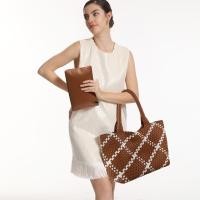 ราคา LIKEBAG กระเป๋าแฟชั่นสตรีกระเป๋าถือกระเป๋าถือกระเป๋าสะพายไหล่หนัง PU ความจุขนาดใหญ่กระเป๋าทอขนาดใหญ่ (21772581706)