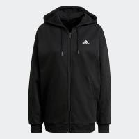 ราคา adidas Lifestyle Essentials Small Logo Full Zip Hoodie Women Black GR9606 (22474246065)