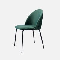 ราคา คุณภาพ ดี เก้าอี้ผ้า กำมะหยี่ คุณภาพสูง ขาเหล็กสีดำ 47x57x78 cm เก้าอี้กินข้าว เก้าอี้กำมะหยี่ เก้าอี้ทำงาน เก้าอี้มินิมอล (8059063509)