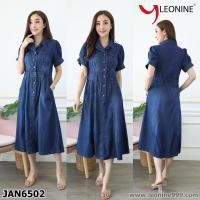 ราคา แม๊กซี่เดรสยีนส์ Maxi Dress jeans Leonine แซกยีนส์ยาว เดรสยีนส์ยาว ชุดเดรสยีนส์ ชุดยีนส์แฟชั่นJAN6502 (12952357310)