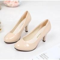 ราคา Halloween รองเท้าคัชชูผญ ส้นเข็ม สูง 3 นิ้วครึ่ง หนังแก้ว 4 สีCHristmas (22788845750)