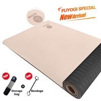 ราคา ร้อน ร้อน FUYOGI PIDO Yoga Mat Eco Friendly TPE Non Slip Yoga Mats by SGS Certified72 x24 inch 6mm Extra Thick for Yoga Pilates Fitness Exercise Mat (20247768874)