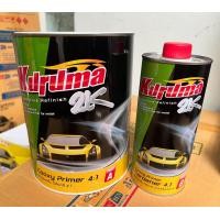 ราคา สีรองพื้นคูลูม่าร์ สีรองพื้นพ่นรถยนต์ สีรองพื้นอีฟ็อกซี่ สีรองพื้นเกาะเหล็ก Kuruma สีรองพื้น 2K 4 1 เนื้อสีเทา ขนาด 3 5 ลิตร ฮาร์ด 0 87 ลิตร (20602520965)