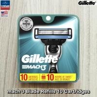 ราคา Gillette Mach3 Blade Refills 4 8 10 12 15 Cartridges ใบมีดโกน ยิลเลตต์ มัคทรี (18723827268)