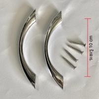 ราคา มือจับ สีเงิน ระหว่างรู 9 6 ซม มือจับตู้กับข้าวพลาสติก มือจับลิ้นชัก มือจับตู้ มือจับประตู แถมฟรี สกรู (21158593116)