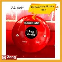 ราคา ของแท้ ปุ่มกดฉุกเฉิน อุปกรณ์แจ้งเหตุเพลิงไหม้ ชนิดกด พร้อมกล่องลอย manual alarm reset 24V Fire alarm system (538416891)