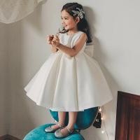 ราคา Gd4022 พร้อมส่งจากไทย ชุดออกงานเด็กหญิงสีขาว สวยเรียบหรู ดูดี เนื้อผ้าสวยใส่สบาย ชุดราตรีเด็กทรงสั้น (21427801243)