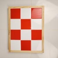 ราคา ชั้นกระเบื้องไม้ยางพารา ชั้นกระเบื้องไม้ ชั้นกระเบื้องไม้ยางพารา 12 แผ่น 2ชั้น ชั้นวางอุปกรณ์ ชั้นวางเครื่องครัว (14700404958)