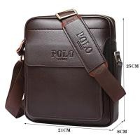 ราคา Polo Paul กระเป๋าเป้สะพายหลัง กระเป๋าสะพายไหล่ หนังวัวแท้ ขนาดเล็ก อินเทรนด์สําหรับผู้ชาย X0401 (21600706242)