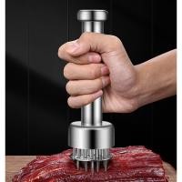 ราคา UHDX Kitchen Cooking Tools Meat Tenderizer Tool Pounder Gadgets Stainless Steel Steak Hammer Needle Household Pork Chop (22220828299)