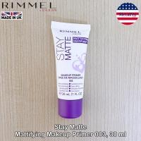 ราคา Rimmel Stay Matte Mattifying Makeup Primer 003 30 ml ไพรเมอร์ สำหรับผิวหน้า ควบคุมความมัน เบลอรูขุม ไพร์มเมอร์ (19650973654)