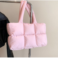 ราคา อินเทรนด์ ยุโรปและอเมริกา ผ้าฝ้าย Filled Tote Bag กระเป๋าสะพายไหล่ ลายสก็อต นุ่ม ผ้าฝ้าย กระเป๋าเสื้อผ้า ทันสมัย Lady Purse (22198532967)