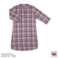 ราคา แตงโม SUIKA เสื้อคอจีนเจาะสาบแขนสามส่วนตัวยาวเจาะกระเป๋าข้าง ลายสก๊อต SC DJ (20769055161)