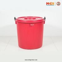 ราคา ถังน้ำทรงกลม 200 ลิตร มีฝาล็อค ตรางู GL53 ถังแกลลอนทรงเตี้ย ถังใส่น้ำขนาดใหญ่ มีฝาปิด คุณภาพดี (22377684371)