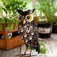 ราคา นกเค้าแมวจำลองทำจากโลหะเครื่องประดับตกแต่งลานสวนของขวัญวันหยุดตะวันตก (22133160922)
