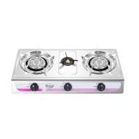 ราคา GMAX เตาแก๊ส 3 หัว 303A 303i หัวทองเหลือง เทอร์โบ อินฟาเรด เตาแก๊สใหญ่ 2 หัว หัวฟู่เล็ก 1 หัว (11151273438)