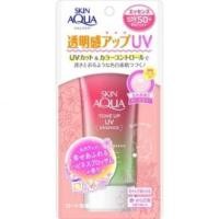ราคา Rohto Skin Aqua Tone Up UV Essence Sunscreen UV Super Moisture Gel Sunscreen 140g SPF50 PA Lavender Mint Green Rose Happiness Aura Sunscreen 80g Direct from Japan (20887390960)