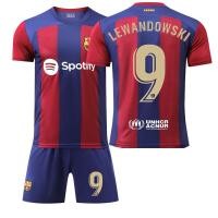 ราคา 23 24 Jersey Home 10 Messi 9 Lewandowski 30 Gavi ชุดเจอร์ซี่ฟุตบอลสำหรับเด็กและผู้ใหญ่ (21255348706)