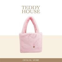 ราคา Teddy House Teddy Tote fluffy bag กระเป๋าขนนุ่ม พร้อมดีเทสปักหัวหมีสุดเท่ (22961421961)