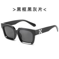 ราคา ஐ off white logo sunglasses women men 2021 high quality brand designer rectangle drivingvintagede sol (16444233067)