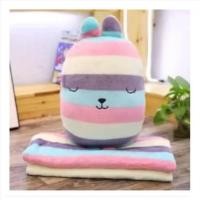 ราคา LILY TH9 หมอนผ้าห่ม ตุ๊กตาคราฟ มีเป้สะพาย ผ้าห่มขนาด 3 ฟุต ร้านจัดคละสี1ตัว มีเก็บเงินปลายทาง (21963481886)