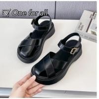 ราคา พร้อมส่ง พร้อมส่งจากไทย TX345 ส้น 5ซม รองเท้าแตะแฟชั่นผู้หญิง รองเท้ารัดส้นแพลตฟอร์ม สไตล์เกาหลี หนังนิ่มสวมใส่สบาย (15383739062)