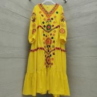 ราคา เดรสโบฮีเมียน ชุดเดรสยาว เดรสอินเดีย เเม๊กซี่เดรส เสื้อผ้าสไตล์โบฮีเมียน (15067082151)