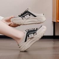 ราคา QiaoYiLuo มาใหม่ล่าสุด รองเท้าผ้าใบผู้หญิงแฟชั่น เปิดส้น รองเท้าผ้าใบลำลอง ระบายอากาศได้ดี ใส่นิ่มดีคะ ใส่สบาย (22601774074)