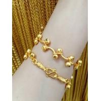 ราคา สร้อยข้อมือหุ้มทองแท้24k ลายเถาวัลย์ น้ำหนัก1 บาท แถมตะขอปั้มฟรี1อัน (17616515996)