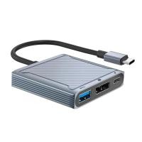 ราคา USB C TO DisplayPort 1 4 Docking 8K สามในหนึ่ง Thunderbolt 3 Type C TO DisplayPort สาย1 4พร้อม USB ชาร์จ PD พอร์ต3 0เหมาะสำหรับ Mac Expansi (22749179313)