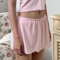 ราคา xyxx tiny bow lettuce trim mini skirt กระโปรงสั้นติดโบว์มีซับใน (22355268823)