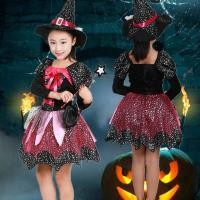 ราคา BABY ชุดแม่มดฮาโลวีนเด็ก ชุดแฟนซีแม่มด มี 5 สีให้เลือก รุ่น 275 (16032461329)