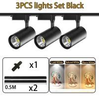 ราคา จัดส่ง3วัน Track Light LED ไฟแทรคไลท์ COB Track Lighting สปอร์ตไลท์ 12W 20W 30W 40W โคมไฟเพดาน มีรางสองราง ไฟแต่งห้อ (21172649249)